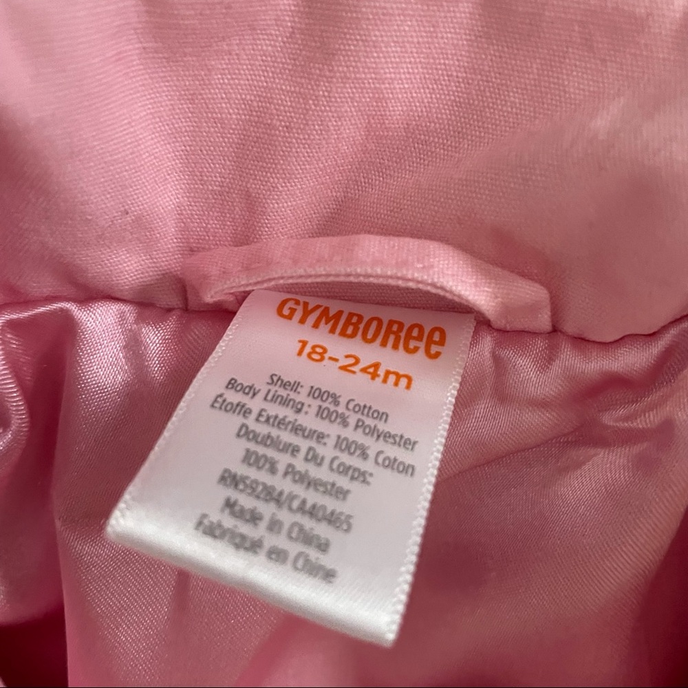 Gymboree pink retro peplum Spring coat ✨HP!✨ - Picture 5 of 5